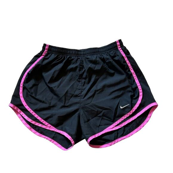 Nike Pants - Nike Shorts Nike Dri Fit Athletic Dolphin Shorts Black Pink Lined Womens XS